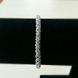 Silver Diamond Bracelet
